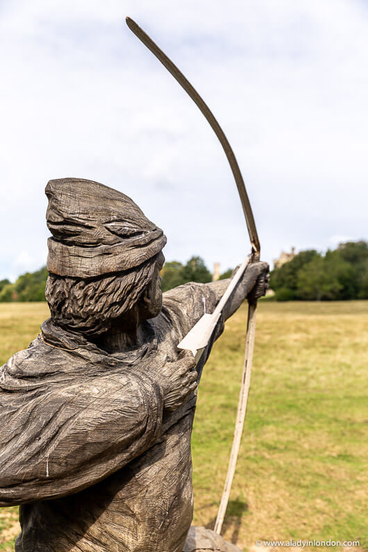Battle Abbey Sculpture of an Archer
