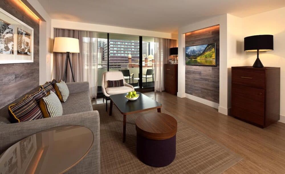 Romantic hotel suite in Denver
