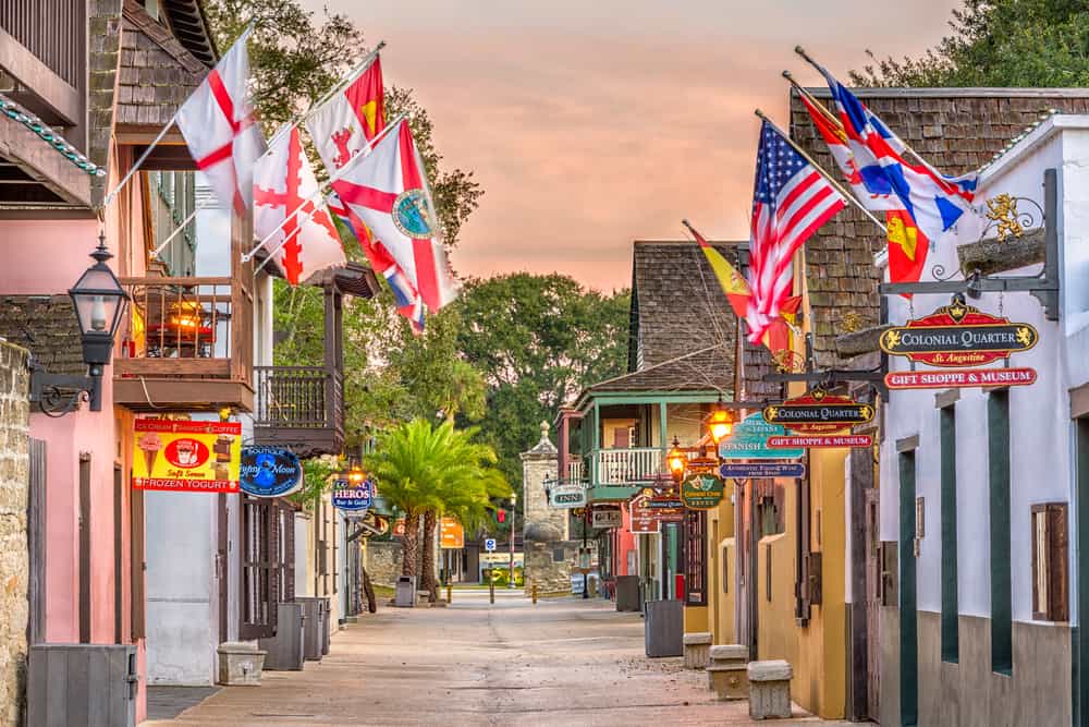 St Augustine - best places to visit in Florida