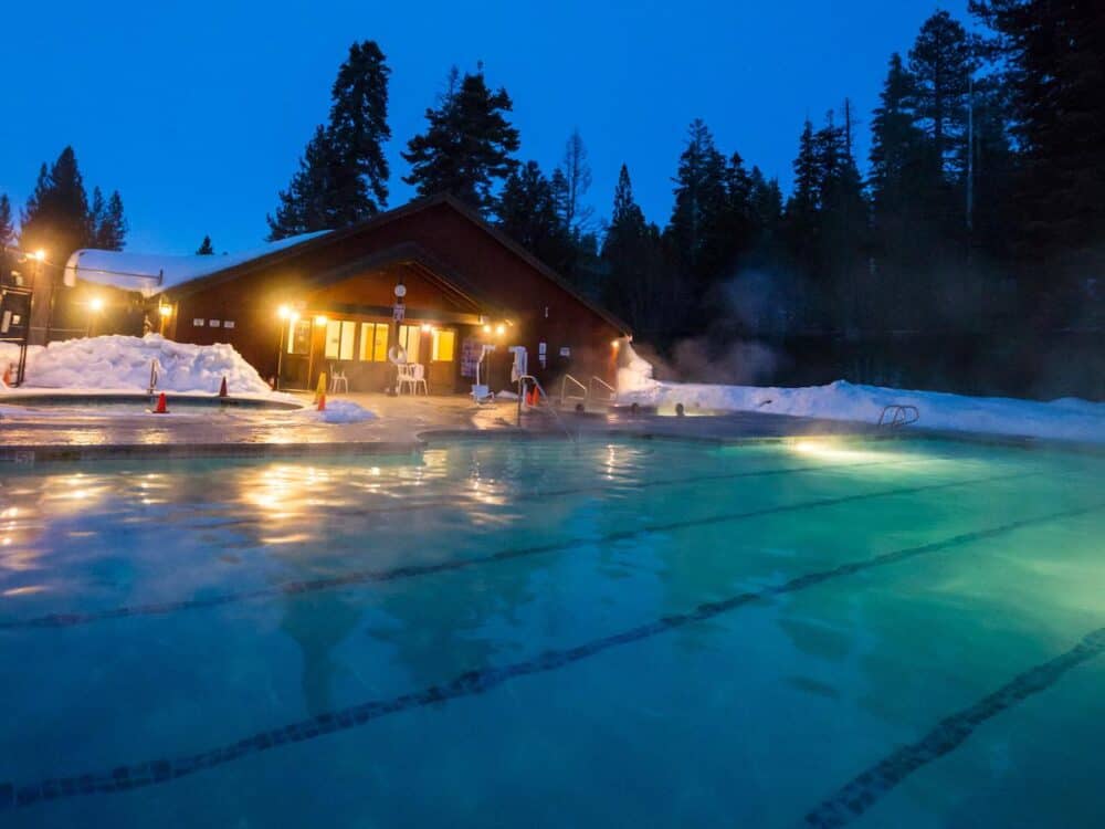 Romantic pool Lake Tahoe