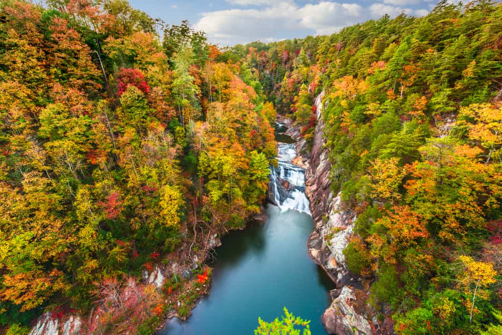 Tallulah Gorge - the most beautiful places to visit in Georgia