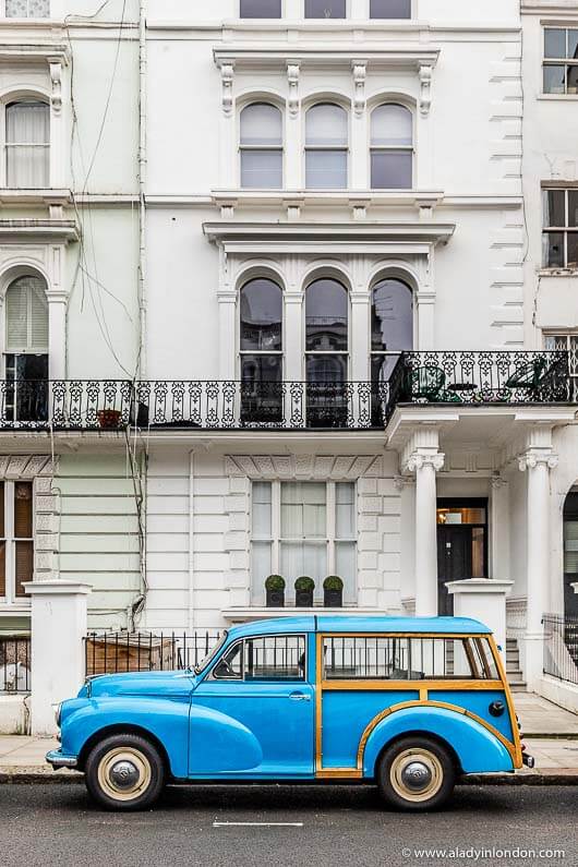 Vintage Car in Notting Hill, London