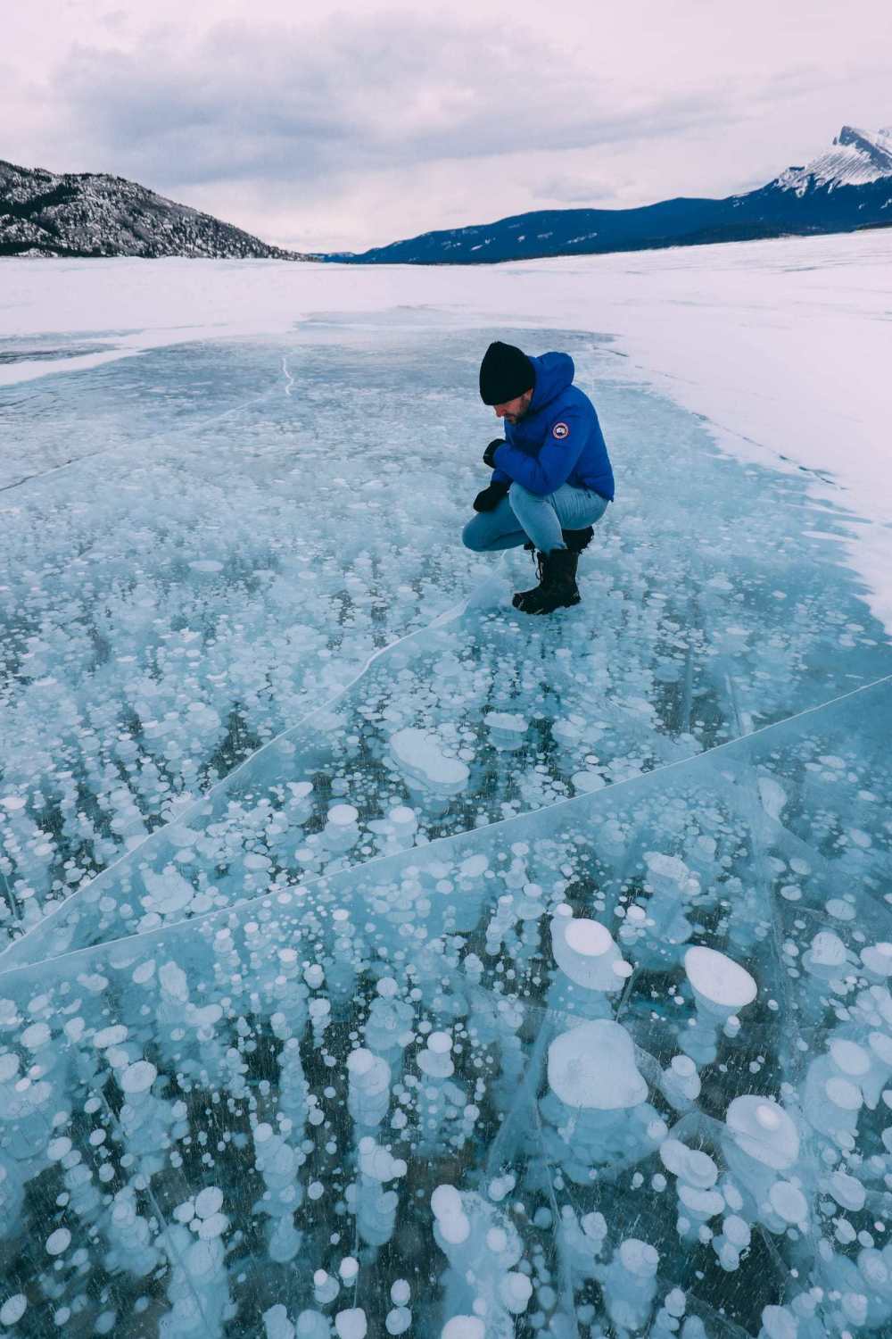 Driving Canada's Epic Icefields Parkway And Finding The Frozen Bubbles Of Abraham Lake (30)
