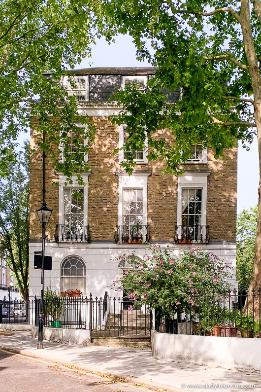 House on Barnsbury Street in Islington, London