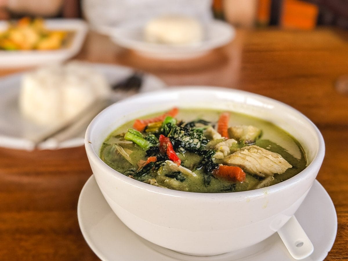 Thai green curry in Koh Lanta