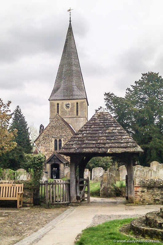 Church in Shere, One of the Most Beautiful Villages in England