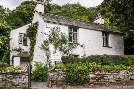 Dove Cottage in the Village of Grasmere, Cumbria