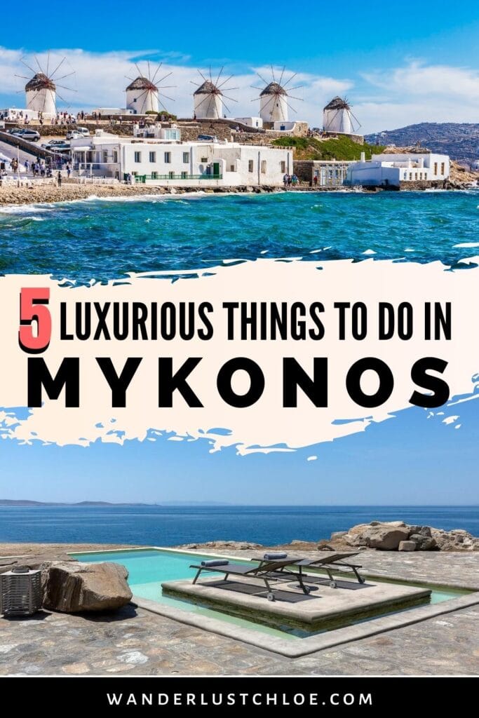 Luxurious Things To Do In Mykonos
