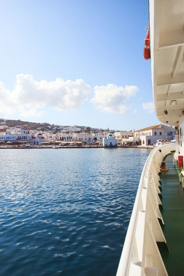 how to get to mykonos by ferry