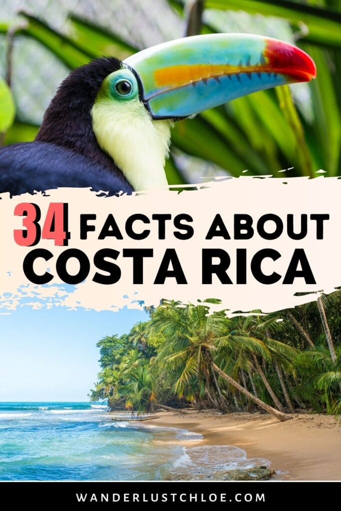 34 facts about Costa Rica