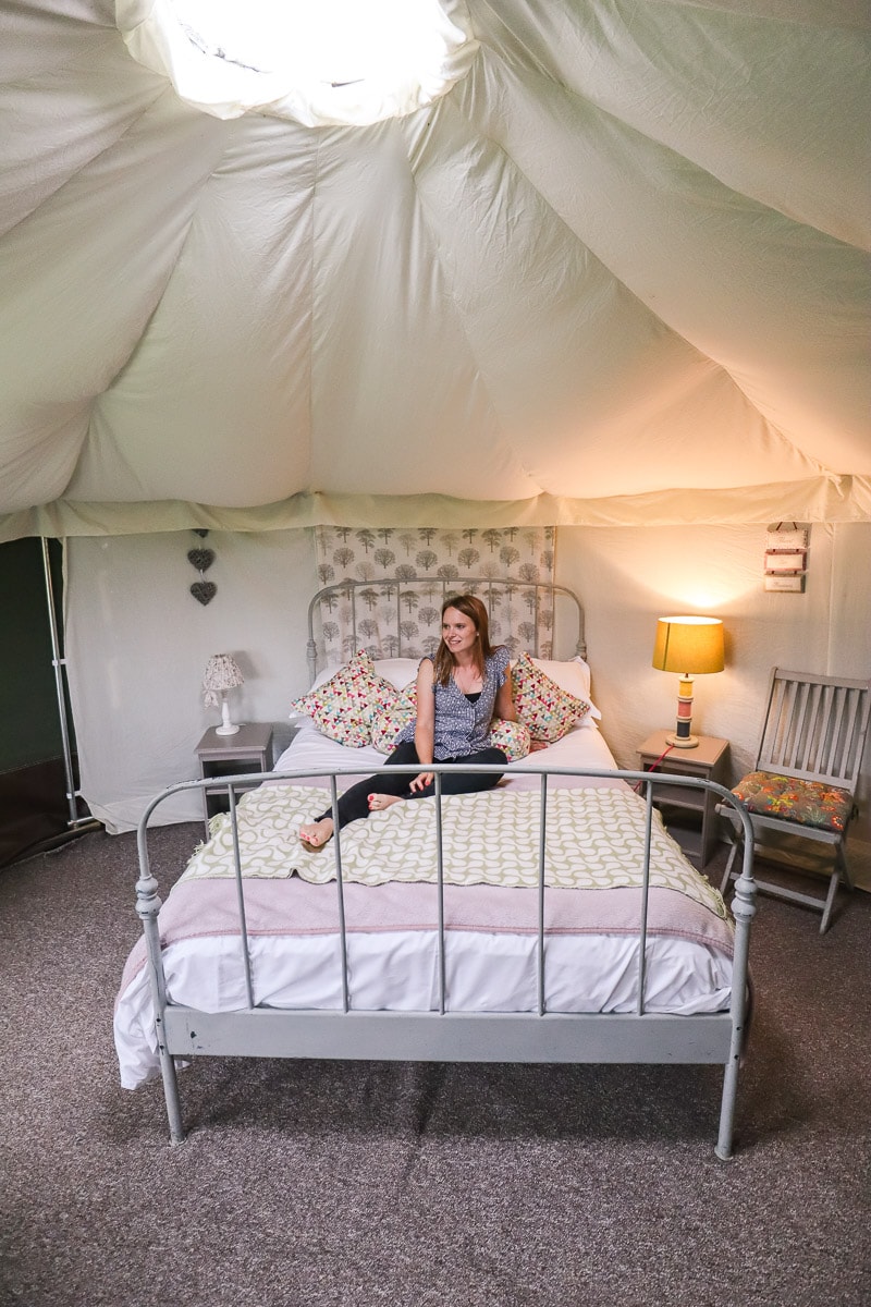 Our yurt at the Red Pump Inn, Ribble Valley