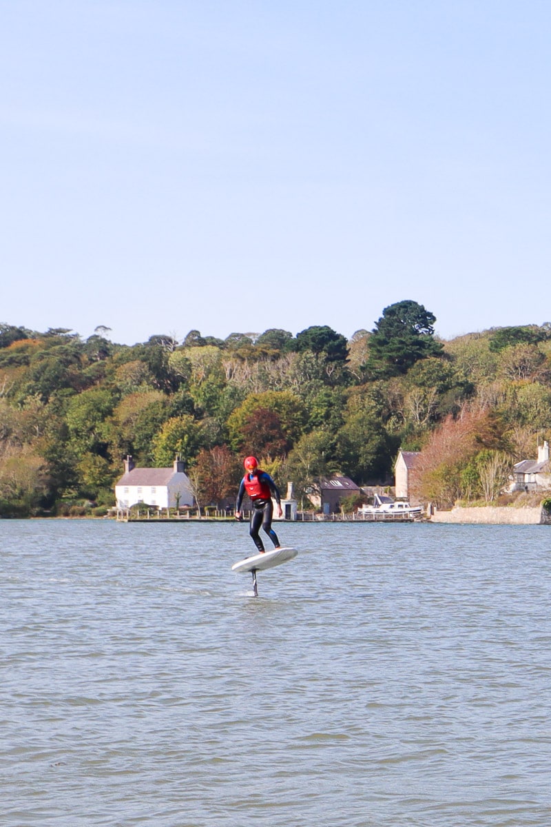 eFoiling on the Menai Strait, Anglesey