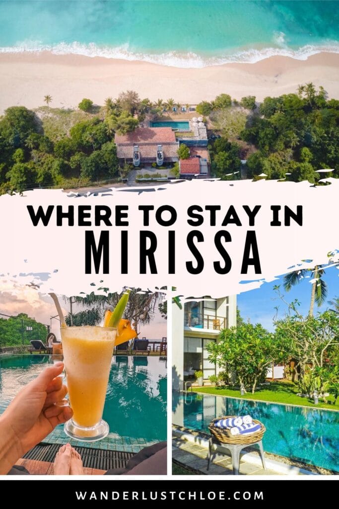 where to stay in mirissa, sri lanka