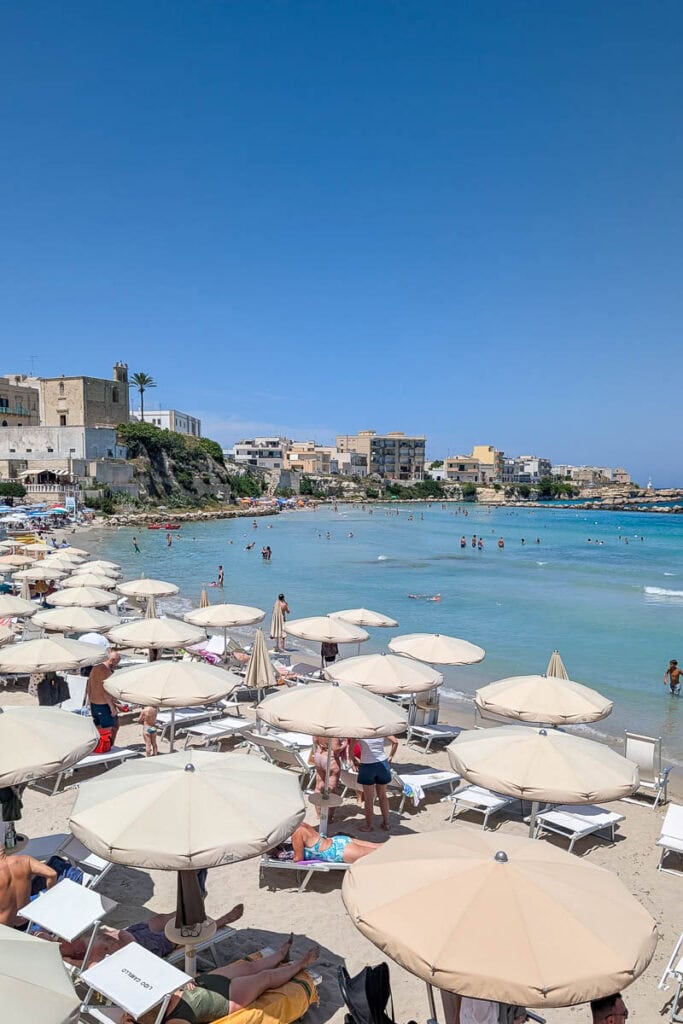 Otranto public beach
