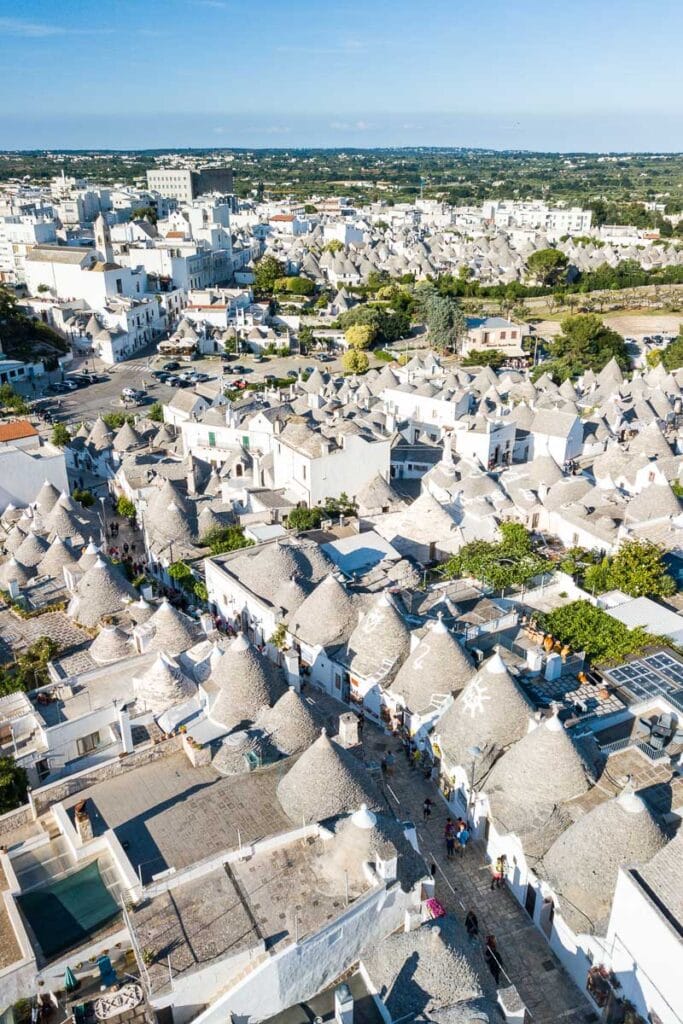Views over Alberobello