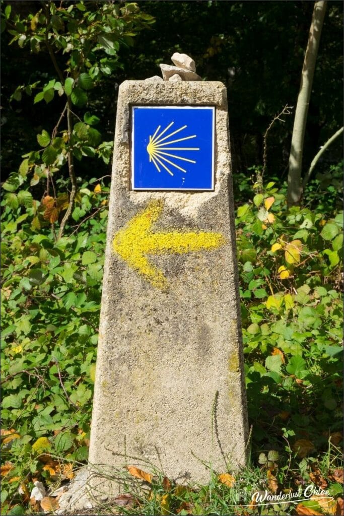 Camino markers