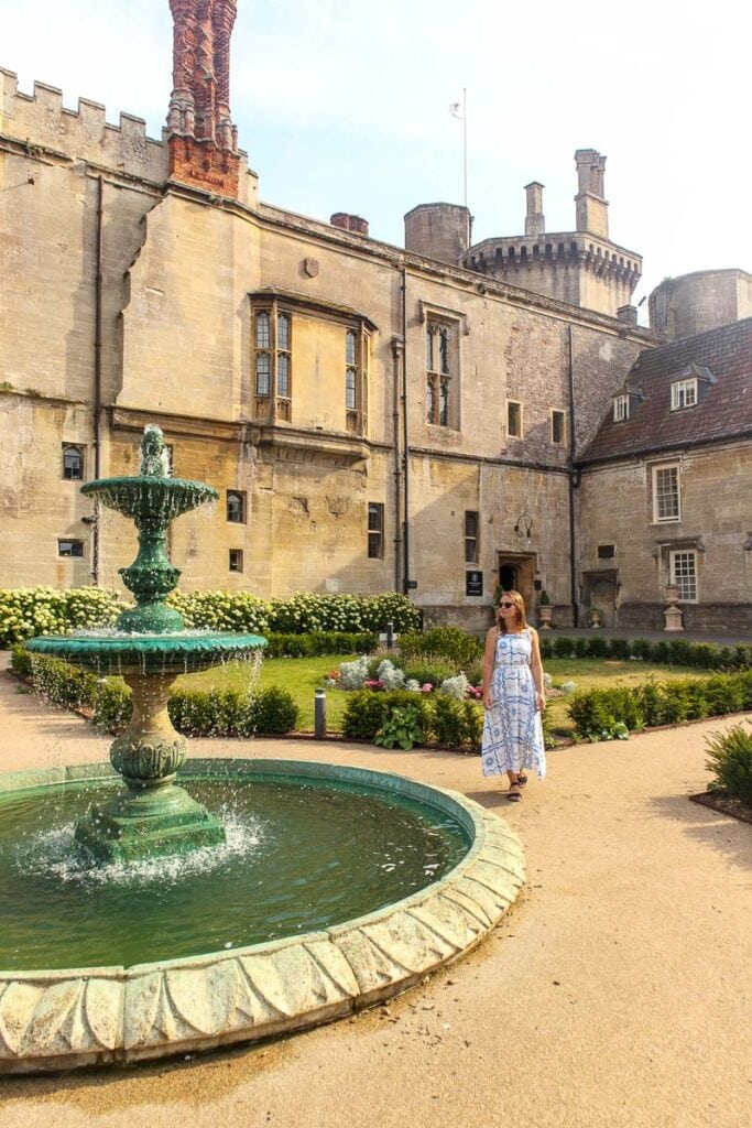 Thornbury Castle fountain
