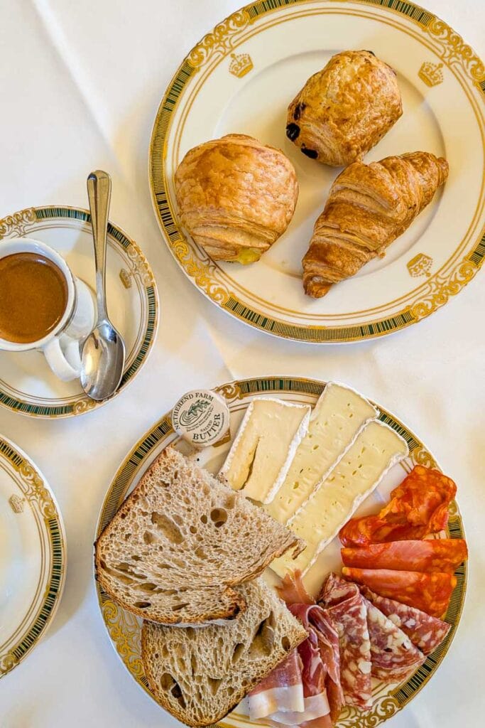 breakfast at Thornbury Castle
