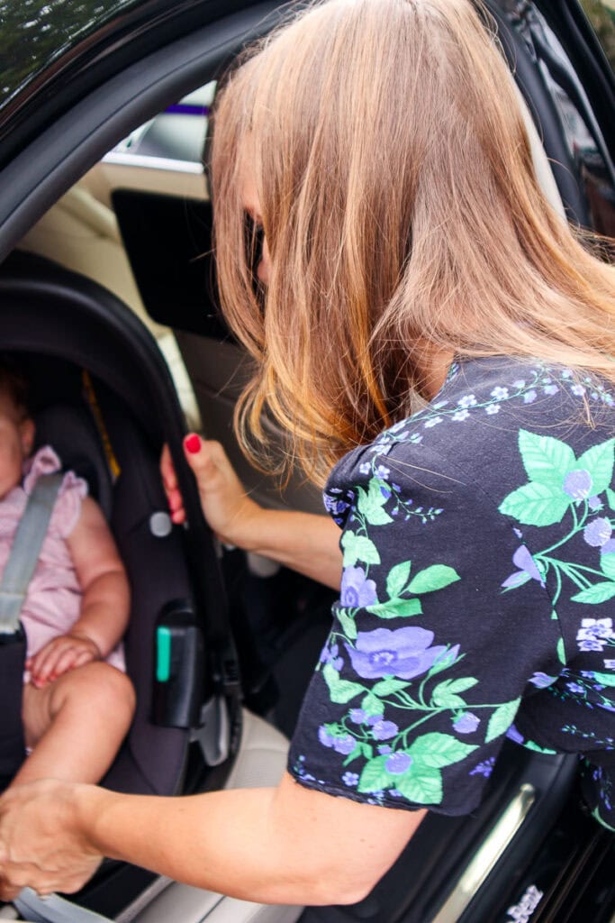 fit baby in car seat